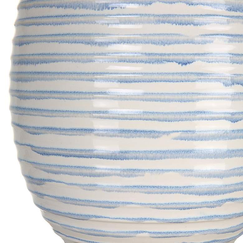 Image 6 Uttermost Clariot 31 3/4" High Blue and White Ceramic Table Lamp more views