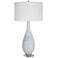 Uttermost Clariot Blue and White Ceramic Table Lamp