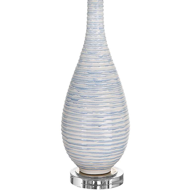 Image 4 Uttermost Clariot Blue and White Ceramic Table Lamp more views