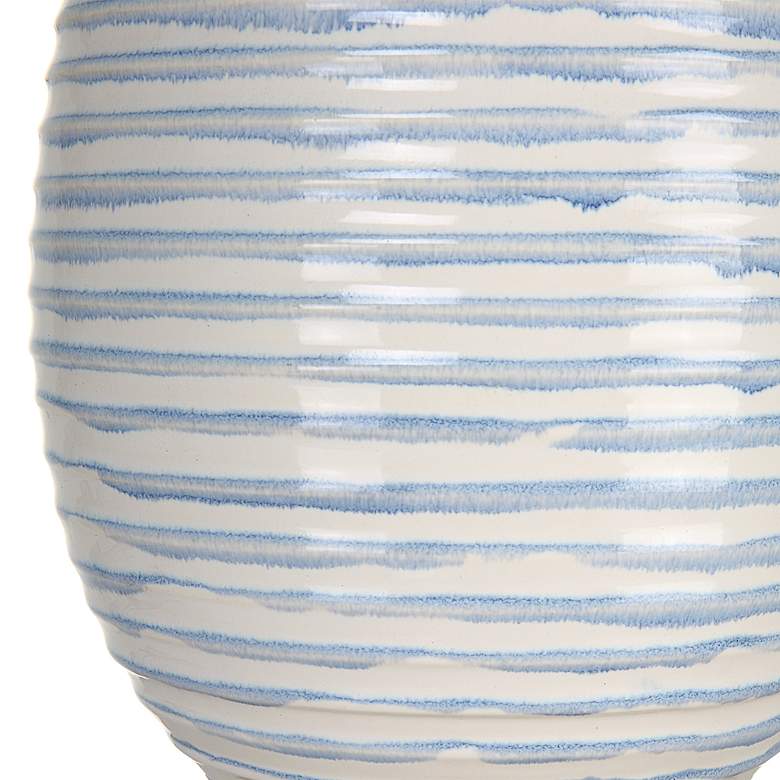 Image 6 Uttermost Clariot Blue and White Ceramic Table Lamp more views