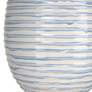 Uttermost Clariot Blue and White Ceramic Table Lamp