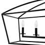 4_Uttermost Clayton 42" Wide 6-Light Bronze Linear Candelabra Chandelier more views
