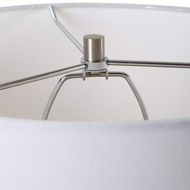 Image 6 Uttermost Clear Sky 28" Modern Blue Glass Table Lamp more views