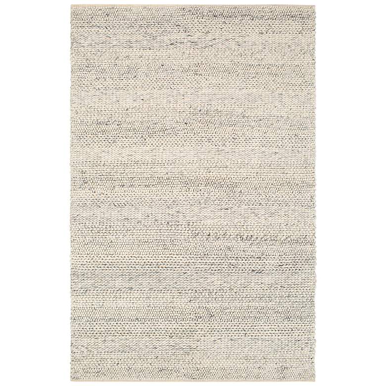 Image 2 Uttermost Clifton 71163 5'x8' Gray and Ivory Loop Area Rug
