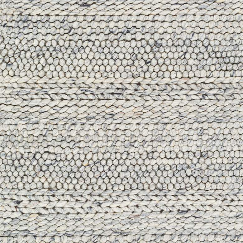 Image 3 Uttermost Clifton 71163 5'x8' Gray and Ivory Loop Area Rug more views