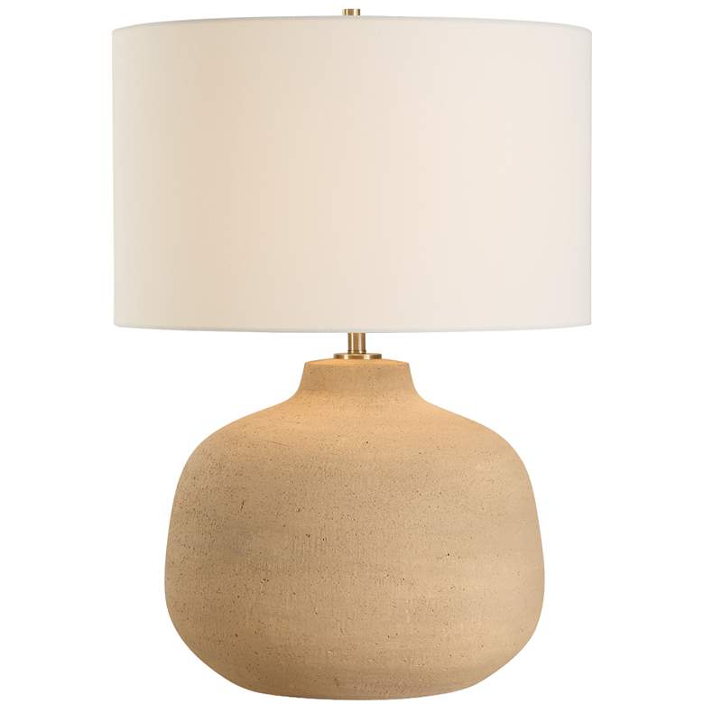 Image 1 Uttermost Cline 28 1/4" Terracotta Table Lamp