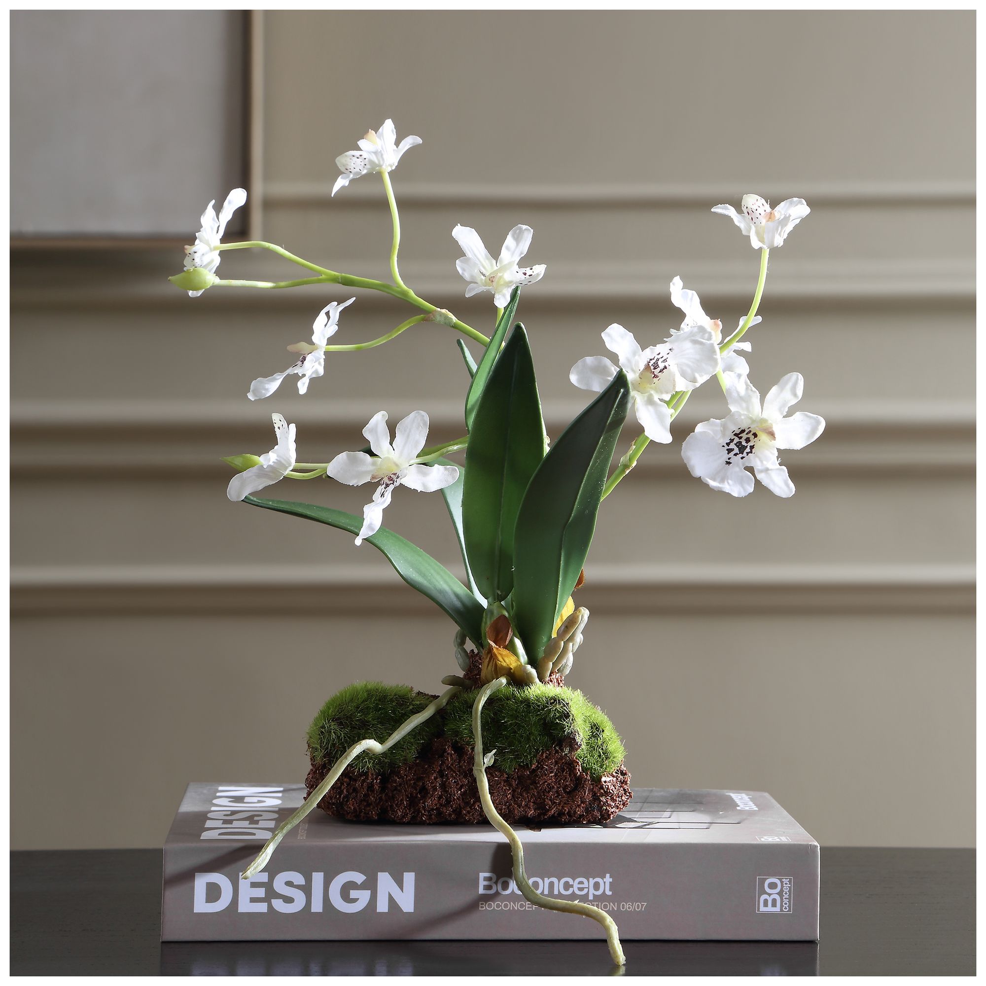 Image 3 Uttermost Clovis Orchid Drop-In more views