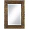 Uttermost Coaldale Antique Gold 39" High Wood Wall Mirror