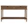 Uttermost Coast 52"W Soft Oak Stain 2-Drawer Console Table