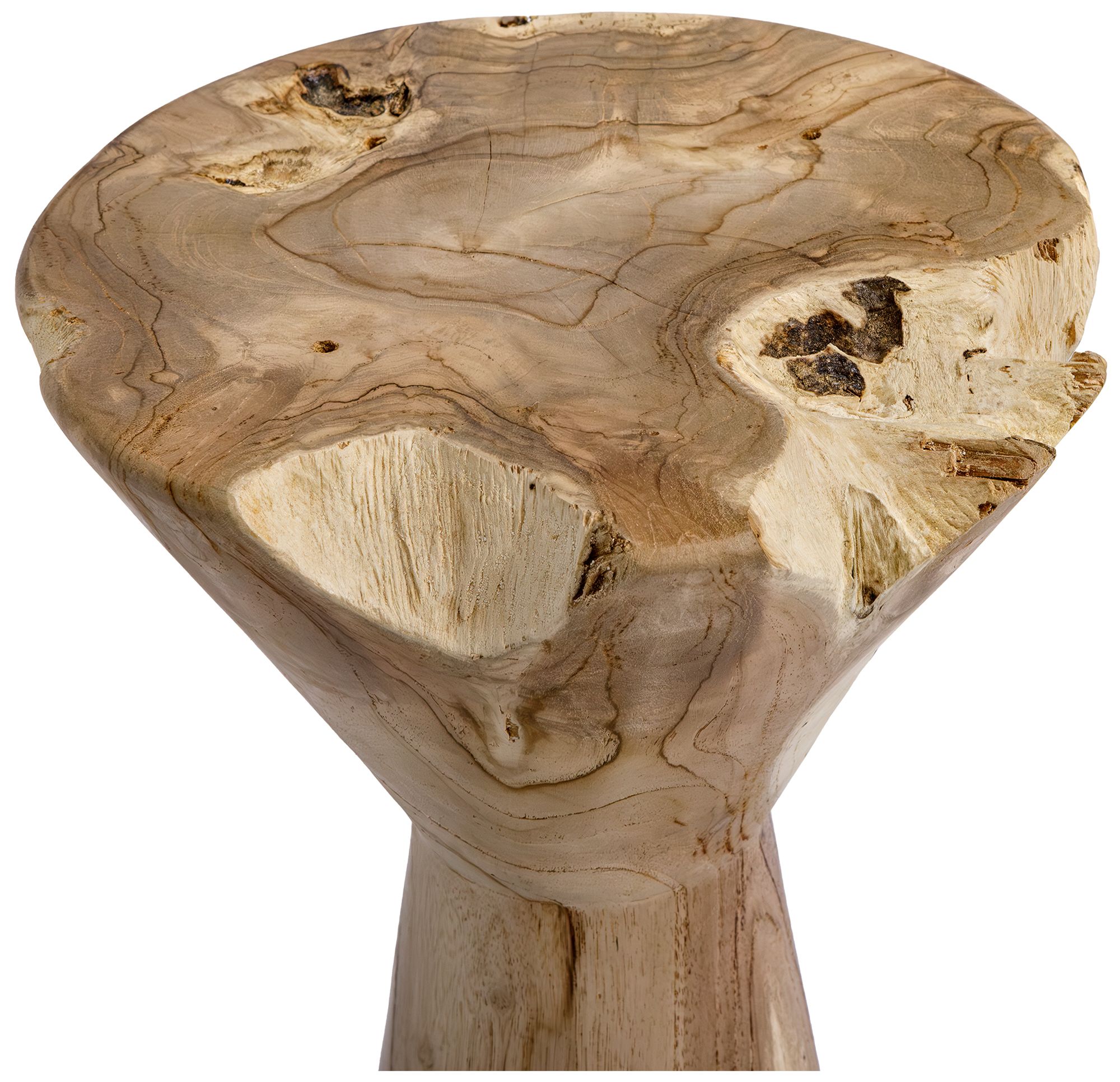 Image 4 Uttermost Coastwood Teak 22 1/4" High Indoor-Outdoor Drink table more views