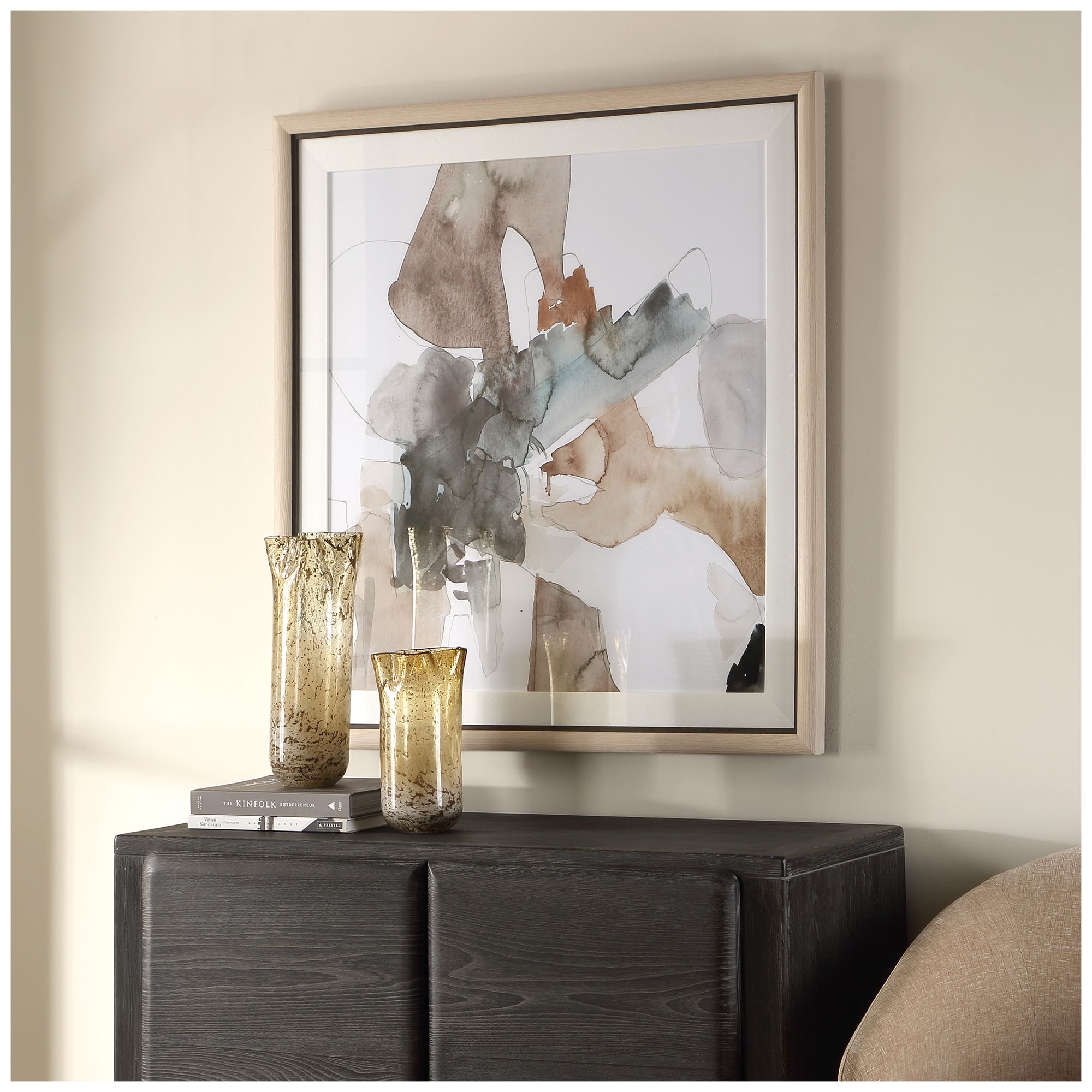 Image 3 Uttermost Cohesion 37" x 38.63" Framed Print more views