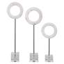 3_Uttermost Coin Toss White Marble Ring Sculptures Set of 3 more views