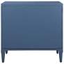 Uttermost Colby 36" Wide Blue Carved 3-Drawer Accent Chest