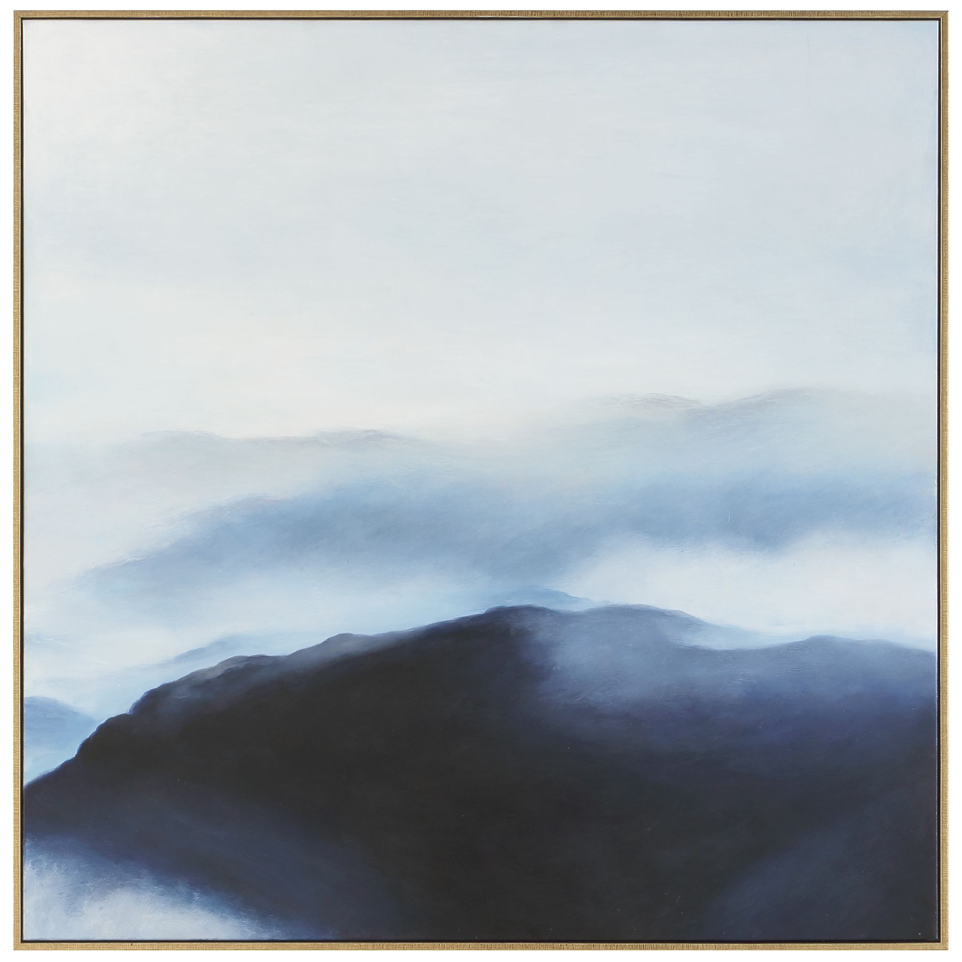 Image 2 Uttermost Cold Shoulder 43" Hand Painted Canvas Wall Art