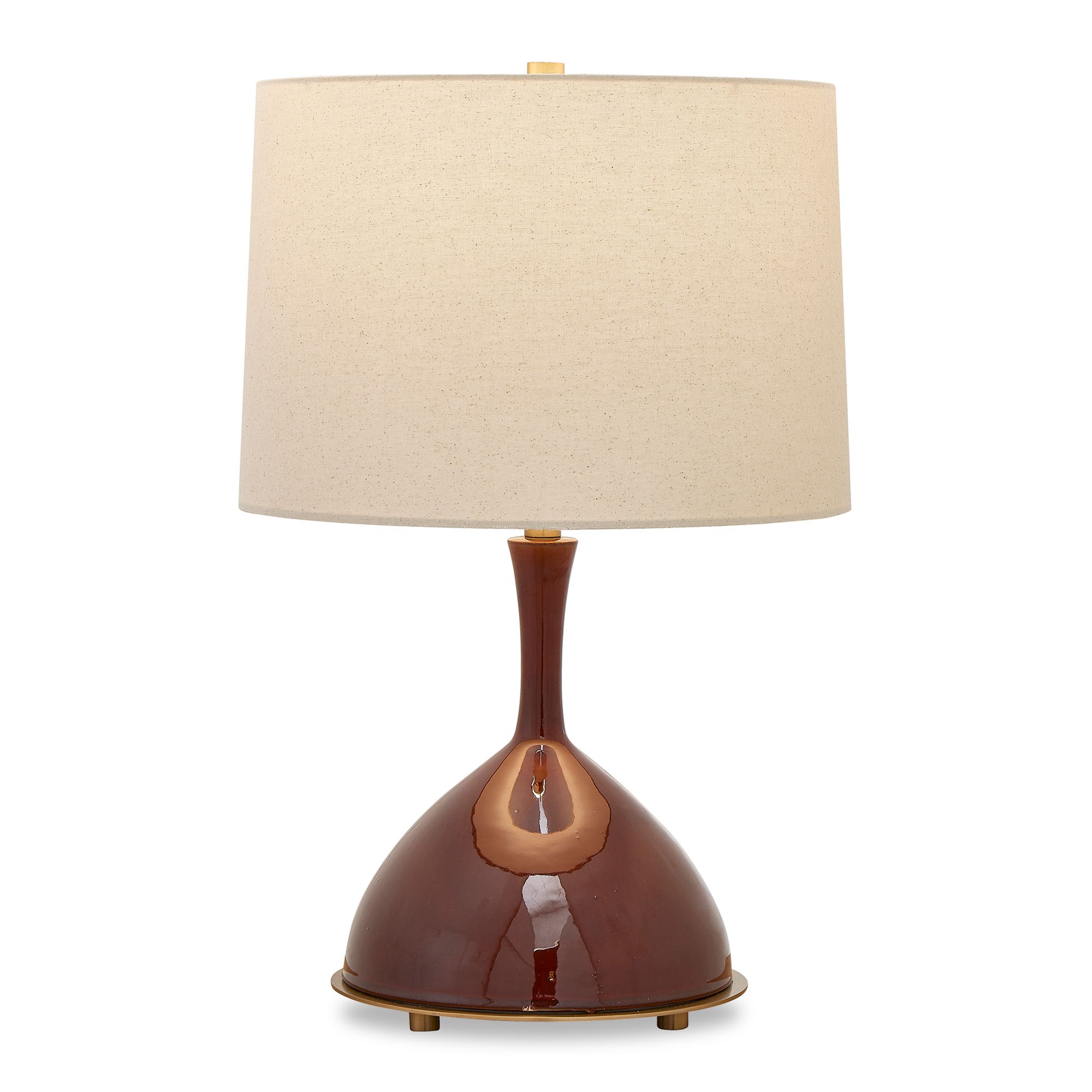 Image 4 Uttermost Colette 24 7/8" High Burgundy Ceramic Table Lamp more views