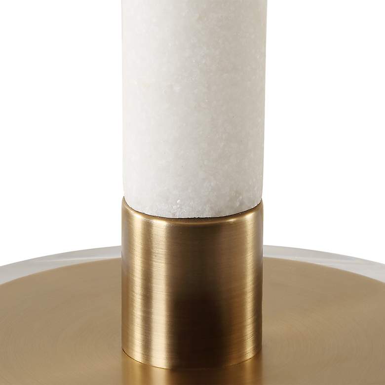 Image 4 Uttermost Colette 35 1/2" High Modern Ivory Stone Table Lamp more views