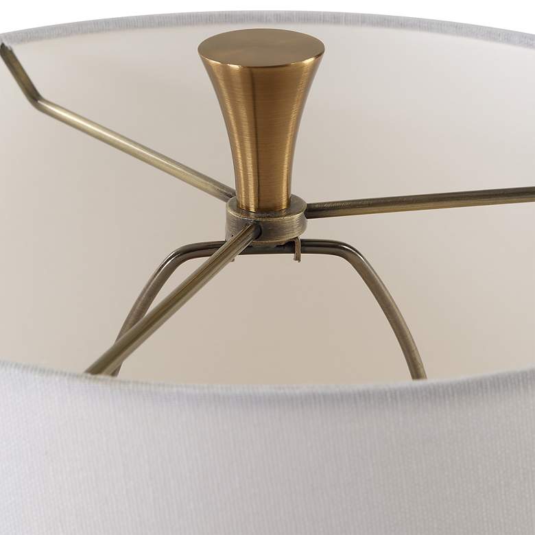 Image 5 Uttermost Colette 35 1/2" High Modern Ivory Stone Table Lamp more views