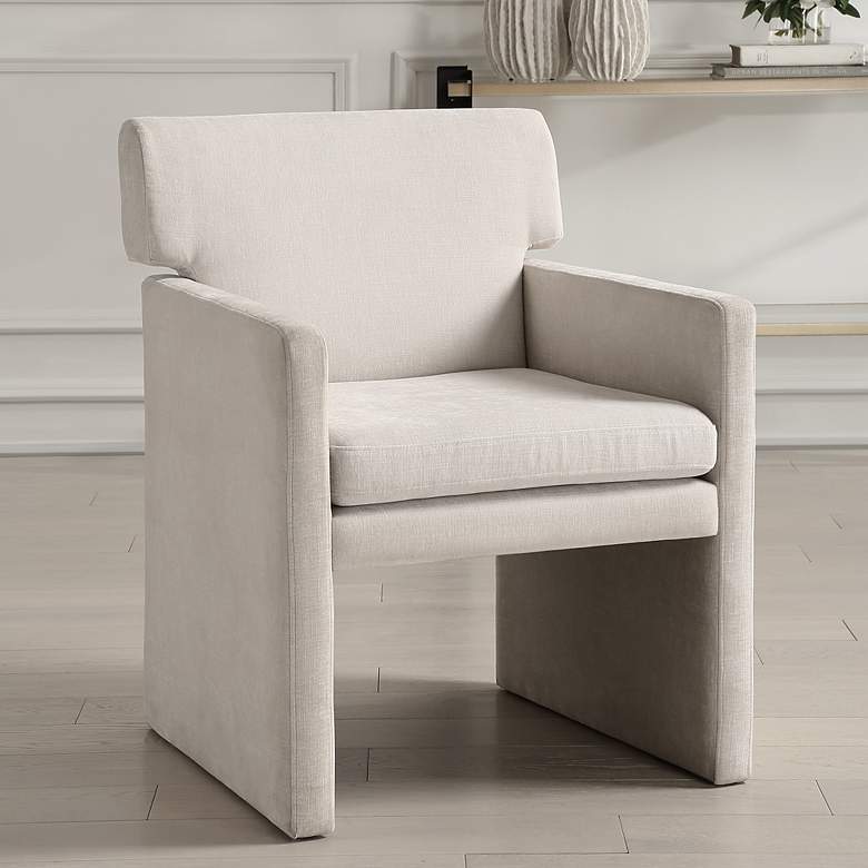 Image 1 Uttermost Colette Ivory Polyester Chair