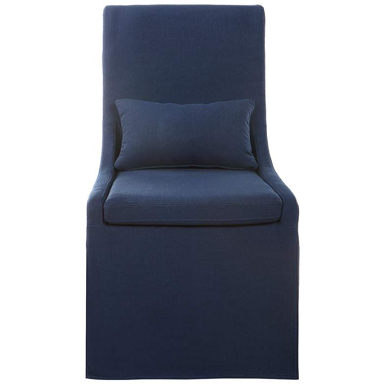 Image 1 Uttermost Coley Denim Armless Chair
