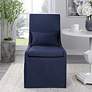 3_Uttermost Coley Denim Armless Chair more views