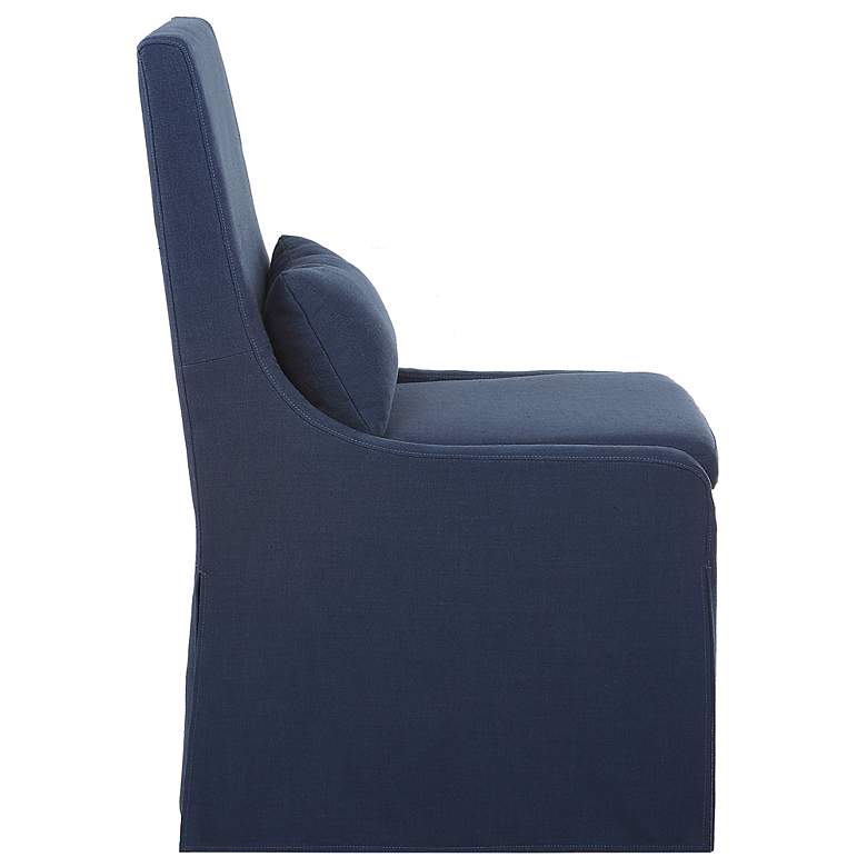 Image 5 Uttermost Coley Denim Armless Chair more views