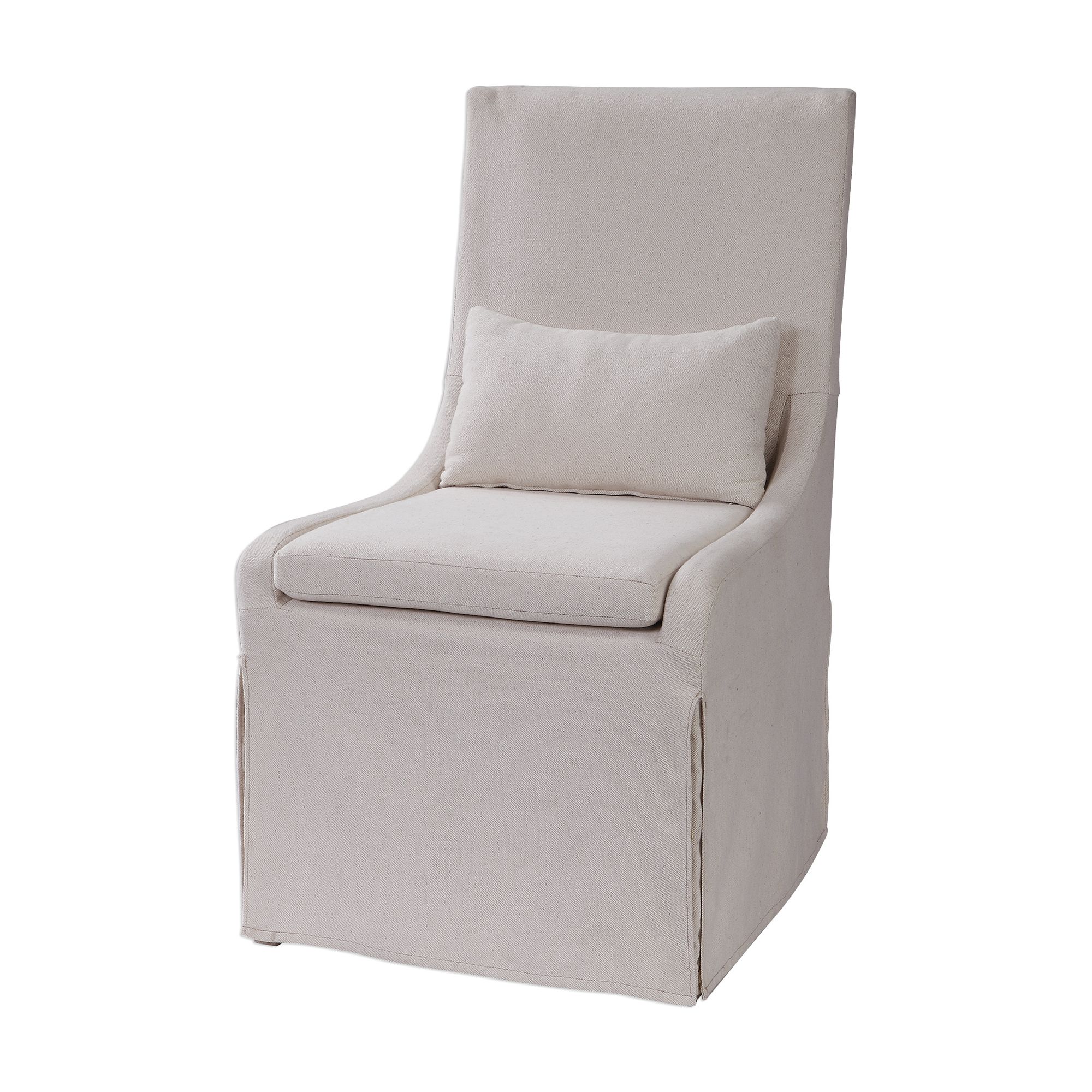Image 3 Uttermost Coley Off-White Armless Chair more views