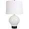 Uttermost Collar 26" High White Glaze Ceramic Table Lamp