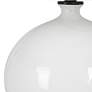 5_Uttermost Collar 26" High White Glaze Ceramic Table Lamp more views
