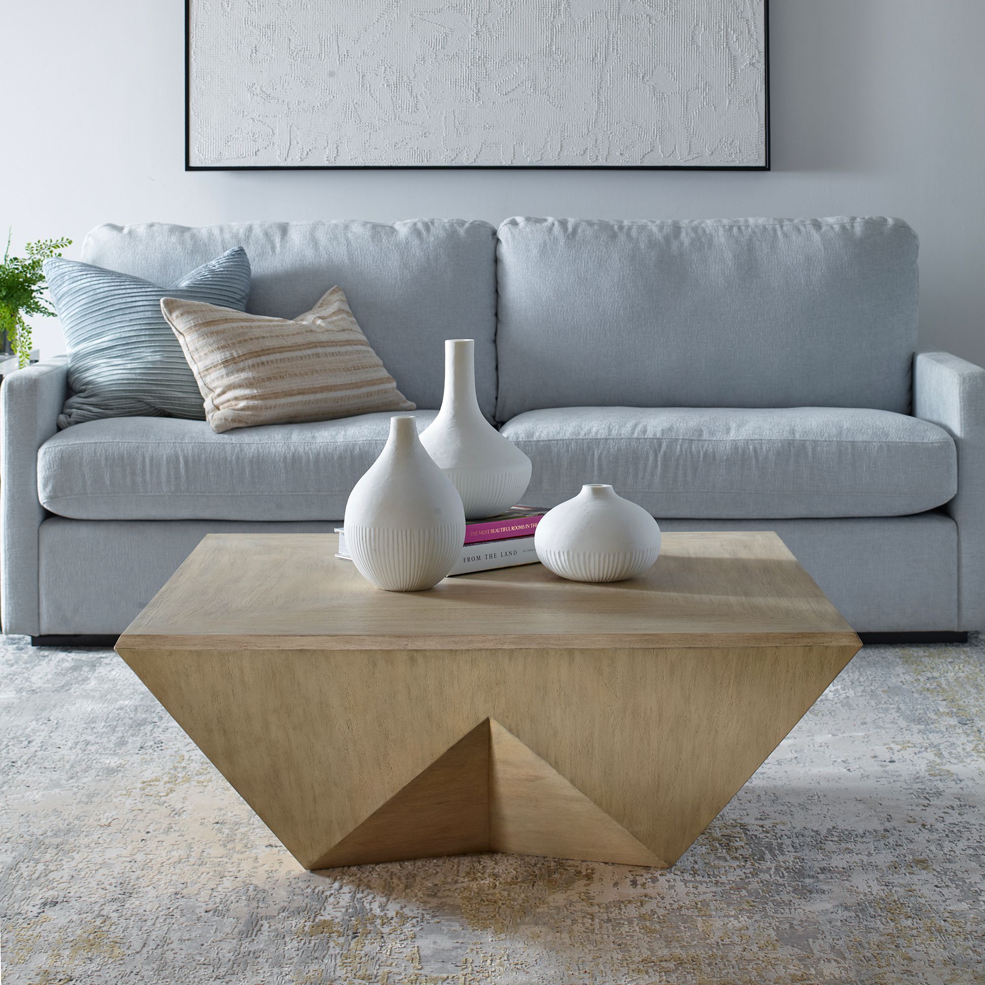 Image 5 Uttermost Collins 42" Wide x 16" High Mango Wood Coffee Table more views