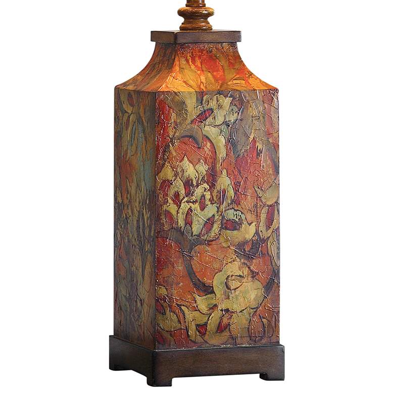 Image 4 Uttermost Colorful Flowers 32" Handcrafted Traditional Table Lamp more views