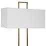 6_Uttermost Column Plated Brass and Marble Table Lamp more views