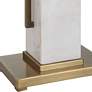7_Uttermost Column Plated Brass and Marble Table Lamp more views
