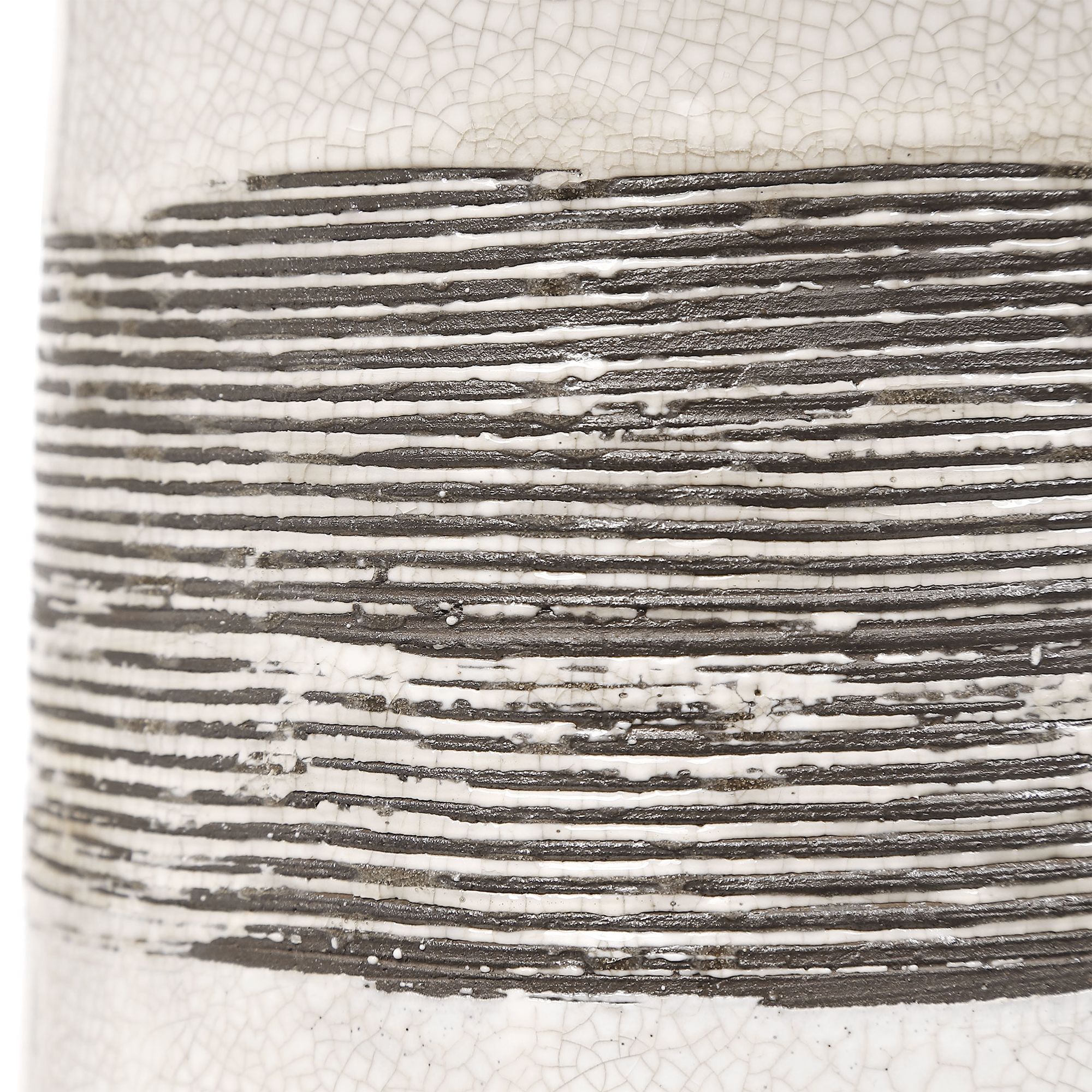 Image 3 Uttermost Comanche Off-White and Brown Ceramic Table Lamp more views