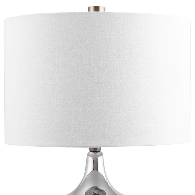 Image 4 Uttermost Como Chrome and Antique Brass Modern Accent Table Lamp more views