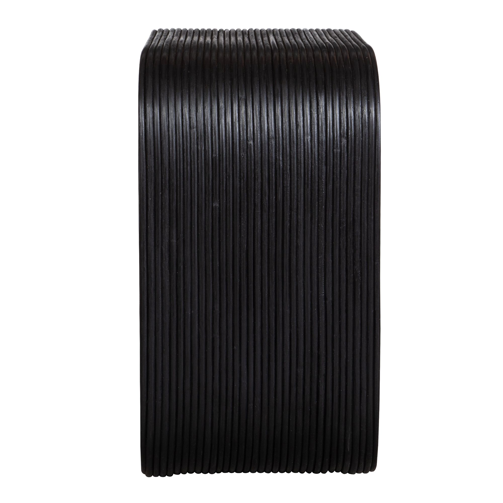 Image 4 Uttermost Compton 23 1/2" Wide Black Cube-Shaped Side Table more views