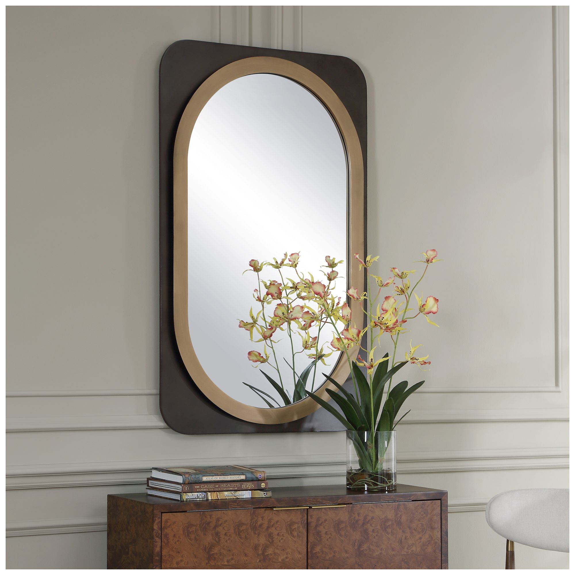 Image 3 Uttermost Condesa 29 7/8" x 48 3/8" Rich Dark Bronze Mirror more views