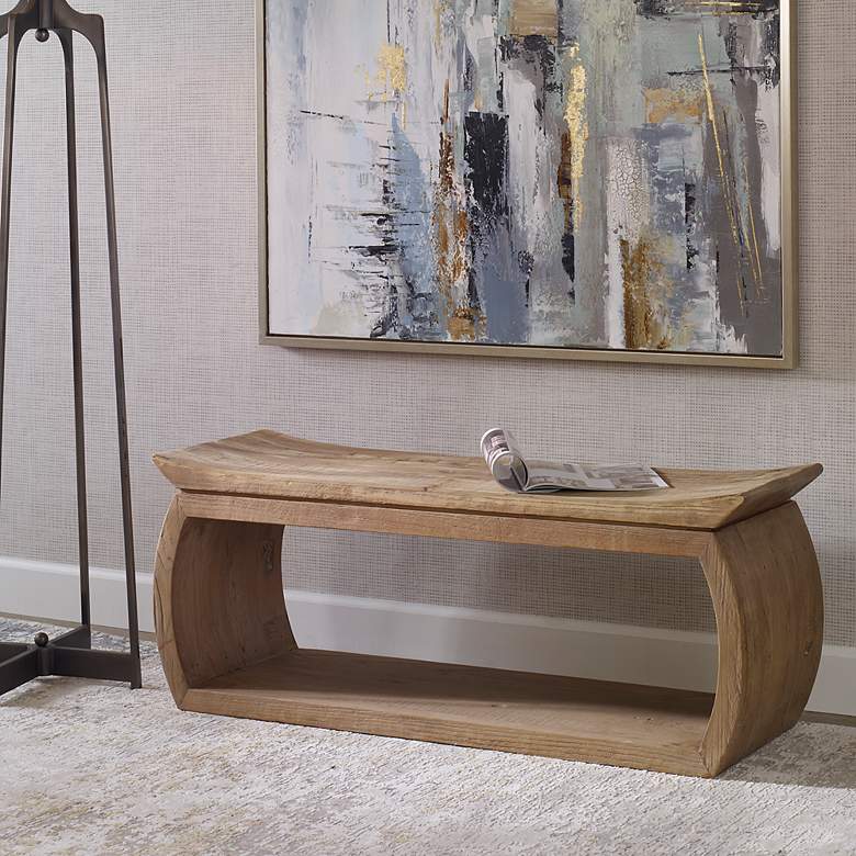 Image 1 Uttermost Connor 42" L x 17" H Bench
