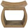Uttermost Connor Elm Wood Accent Stool