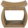 Uttermost Connor Elm Wood Accent Stool