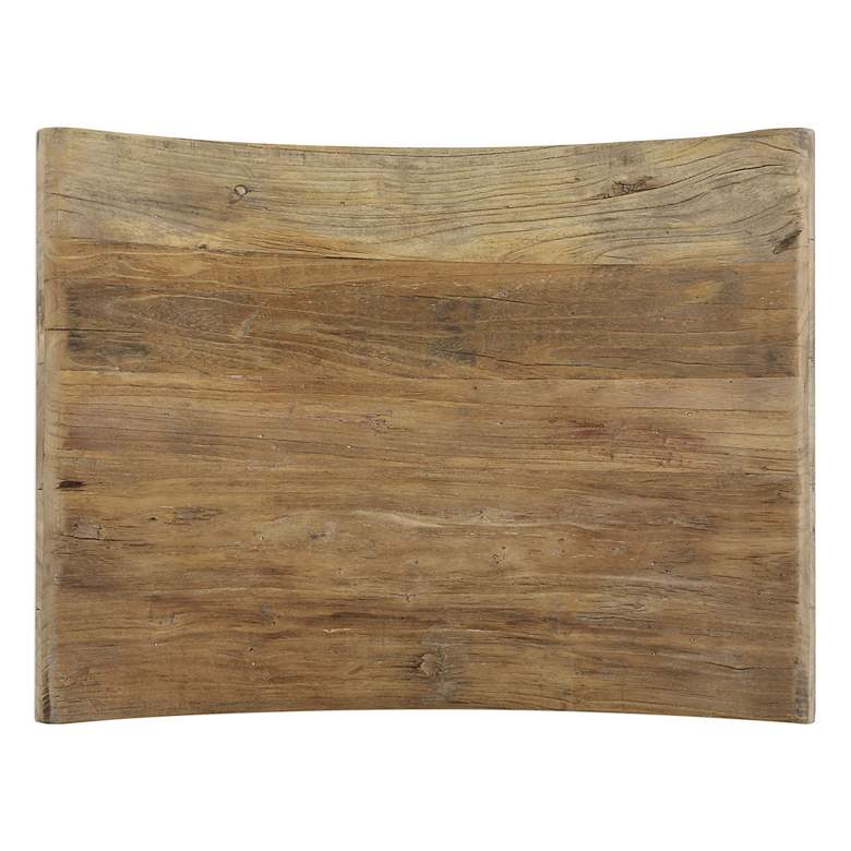 Image 3 Uttermost Connor Elm Wood Accent Stool more views