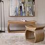 4_Uttermost Connor Natural Elm Wood Accent Bench more views
