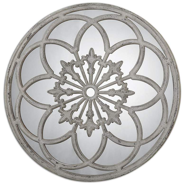 Image 2 Uttermost Conselyea 39 3/4 inch Round Mirror Wall Art