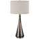 Uttermost Contour 33 1/2" High Blue Green Metallic Glass Table Lamp