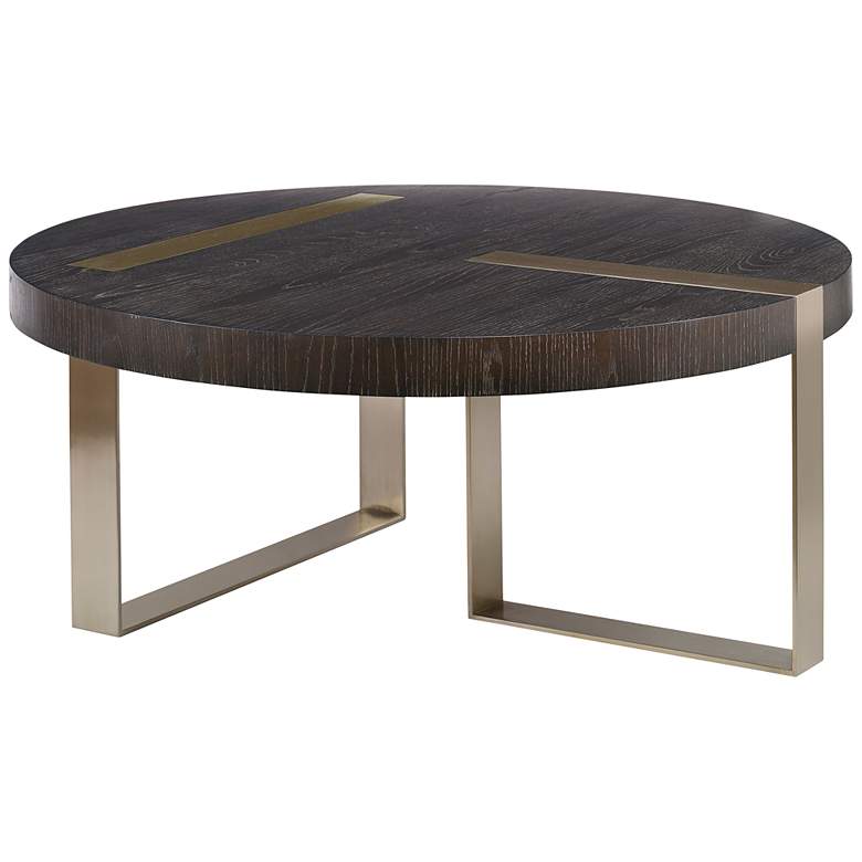 Image 2 Uttermost Converge 42" Wide Natural Wood Grain Coffee Table