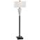 Uttermost Cora Metal and Crystal Floor Lamp