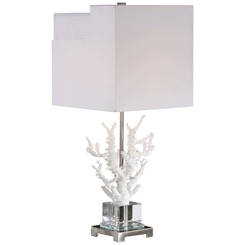Image 2 Uttermost Corallo 29 1/4" High White Coral Branch Buffet Table Lamp