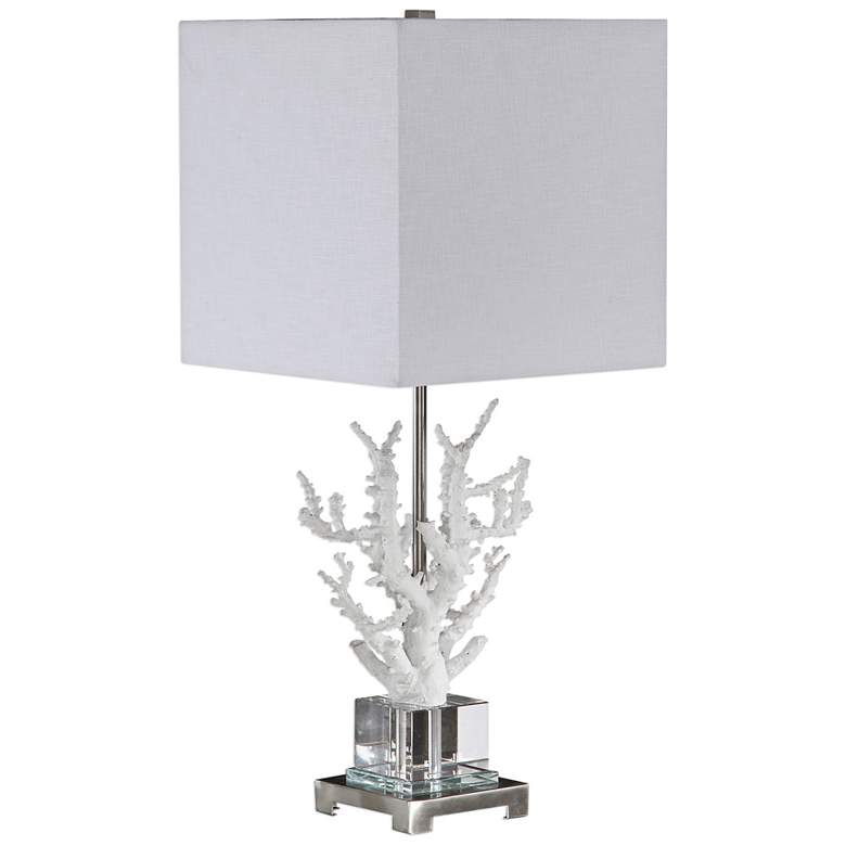 Image 6 Uttermost Corallo White Coral Branch Buffet Table Lamp more views