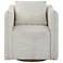 Uttermost Corben Off-White Fabric Swivel Chair