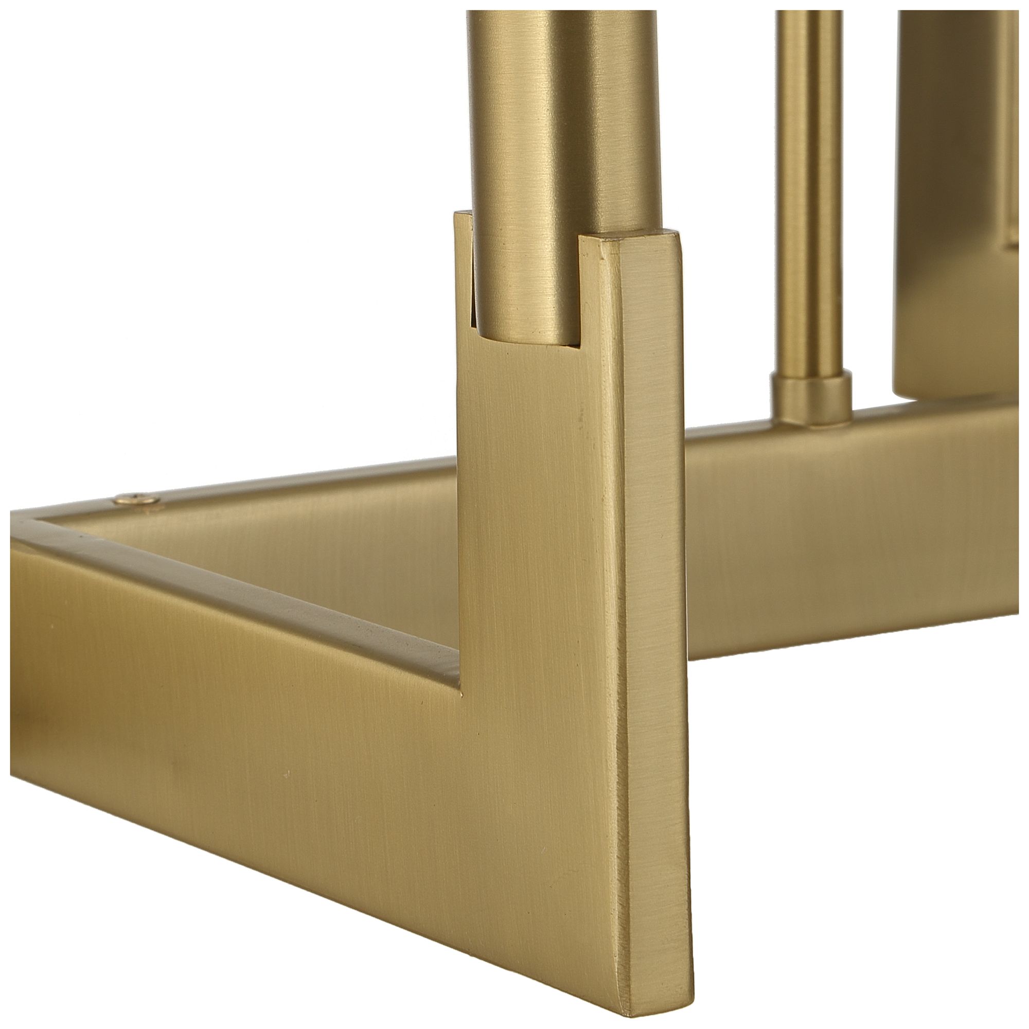 Image 7 Uttermost Cordoba 51 1/2" Wide Brass 8-Light Linear Chandelier more views