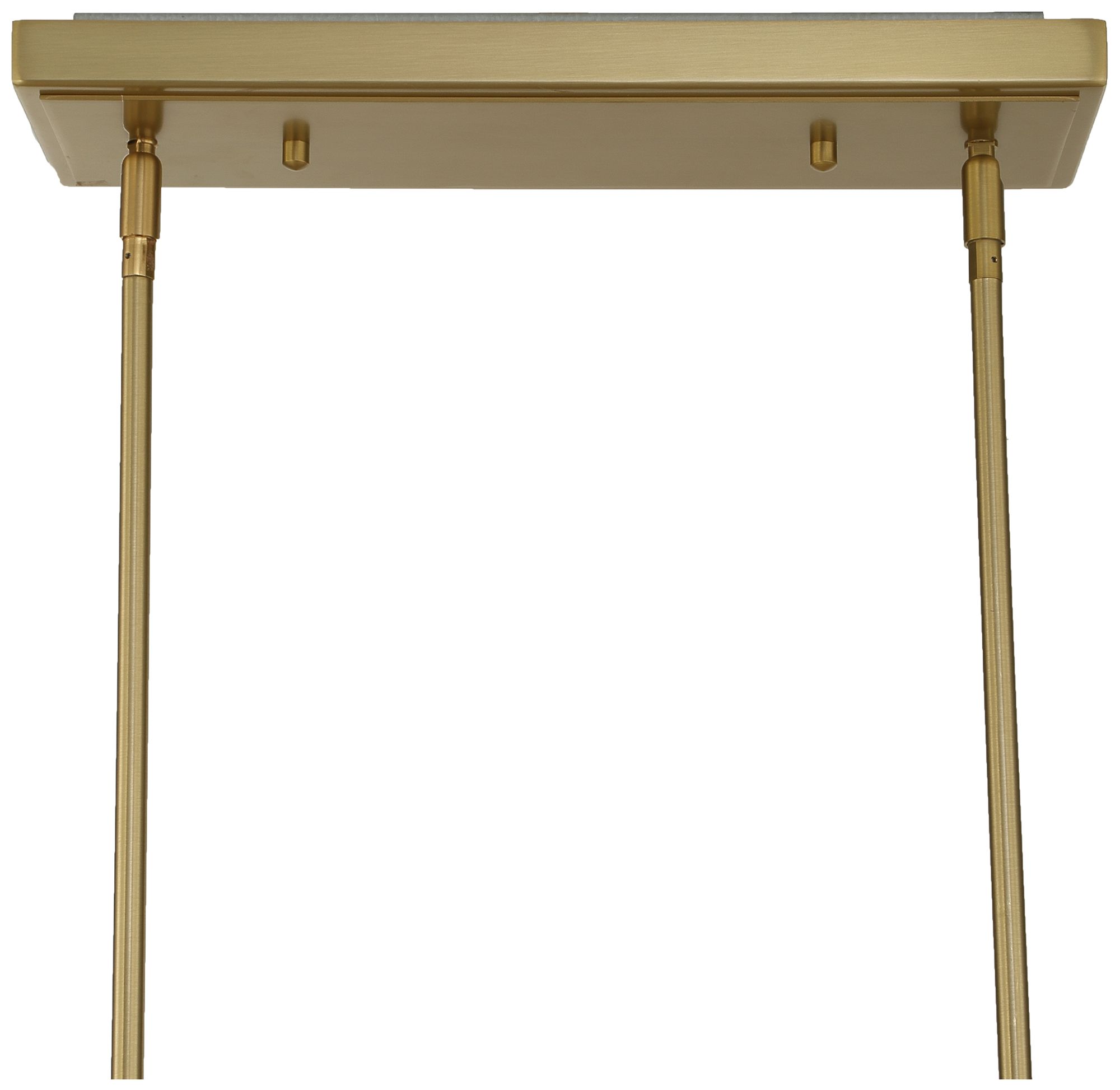 Uttermost Cordoba 51 1/2" Wide Brass 8-Light Linear Chandelier